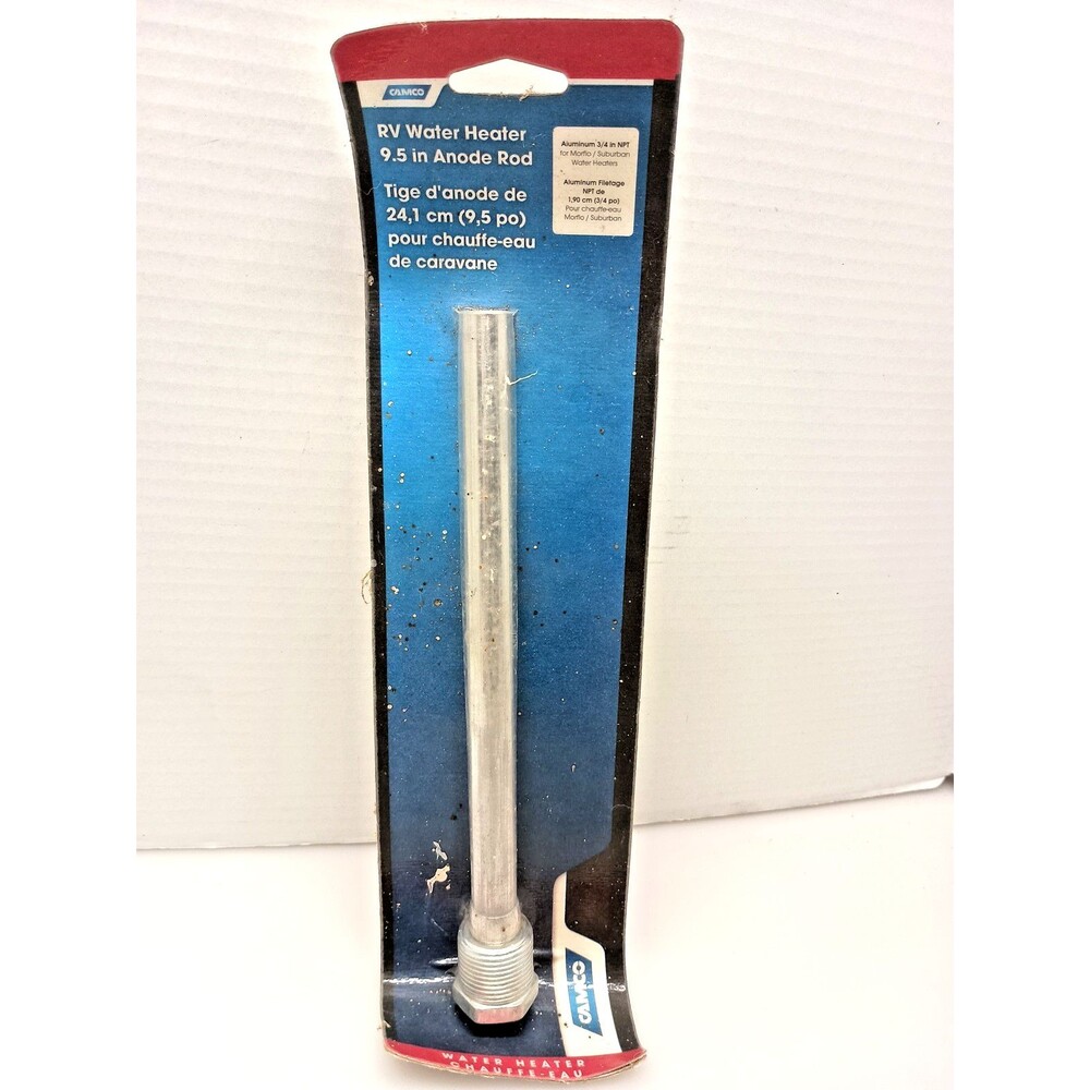 CAMCO RV Water Heater 9.5" Anode Rod Aluminum 3/4"NPT 11563 New Sealed NOS